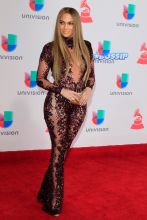 SplashNews Jennifer Lopez Sequins Jumpsuit Latin Grammy Awards