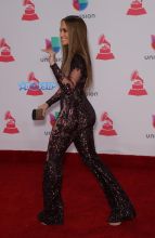 SplashNews Jennifer Lopez Sequins Jumpsuit Latin Grammy Awards