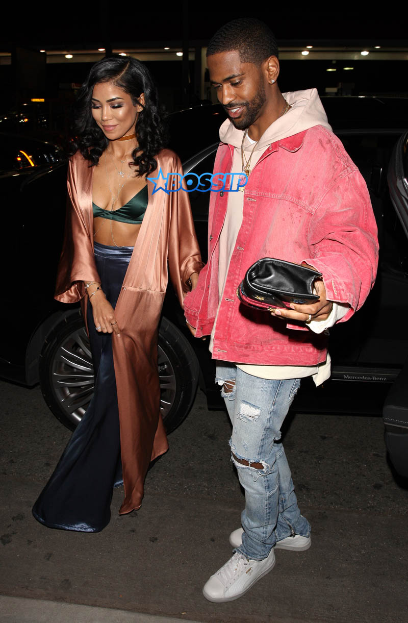 Big Sean And Jhene Aiko Affectionate At Kendall Jenner's Birthday