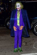 Lewis Hamilton Splashnews Joker costume Halloween Heidi Klum party