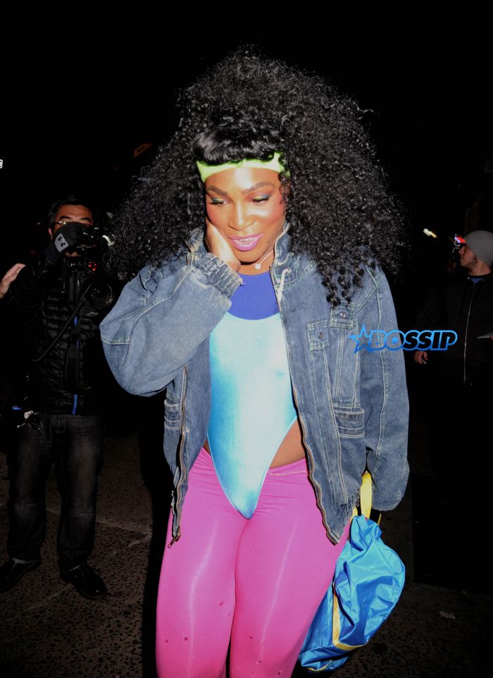 Celebrities attend Heidi Klum's 17th Annual Halloween Party held at Vandal in New York City, NY, USA. Pictured: Serena Williams Ref: SPL1383888 311016 Picture by: C Valde/Photo Image Press/Splash Splash News and Pictures Los Angeles:310-821-2666 New York:212-619-2666 London:870-934-2666 photodesk@splashnews.com 
