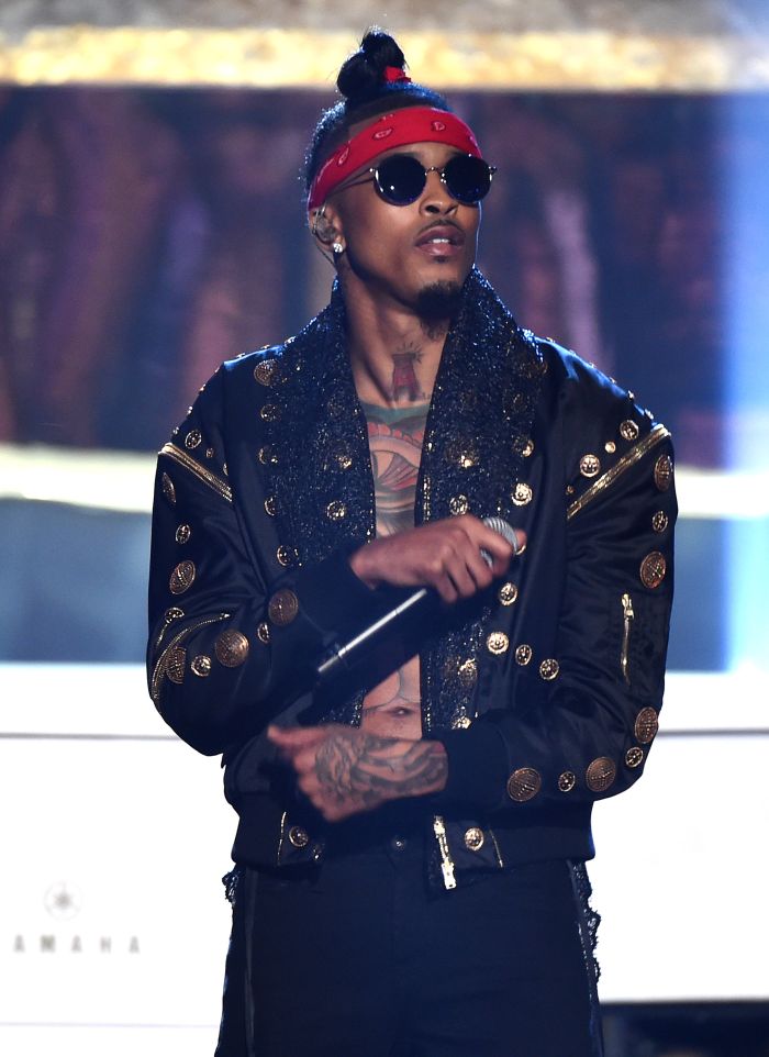 Celebrities perform at the American Music Awards in Los Angeles
