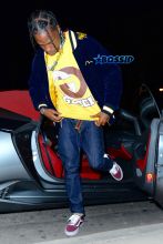 Travis Scott SplashNews Kendall Jenner Catch LA Birthday Dinner