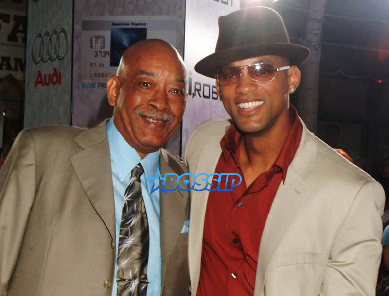 WENN Will Smith with his father and son Jaden World premiere of 'I,ROBOT' Los Angeles, California - 07.07.04