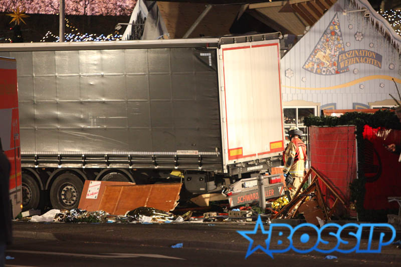 Berlin Christmas Market terror attack truck drove into market killing 12 SplashNews
