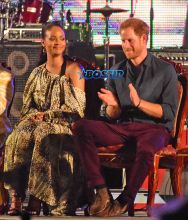 Prince Harry meets Rihanna as he toasts 50 years of independence for Barbados Splashews