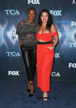 Aisha Hinds Natalie Martinez 2017 Winter TCA Tour - FOX All-Star Party at Langham Hotel WENN