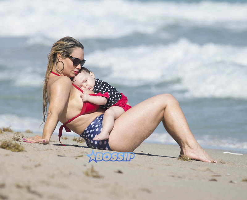 Coco Austin bares it all in tiny bikini on family vacation
