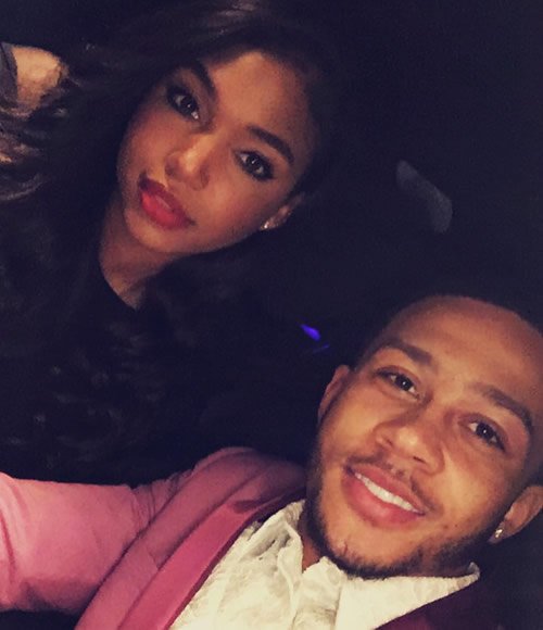 Manchester United flop Memphis Depay shows his style at Paris Fashion Week  with girlfriend Lori Harvey