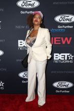 Lisa Nicole Carson premiere of BET's 'The New Edition Story' held at Paramount Studios in Hollywood, California, USA. SplashNews
