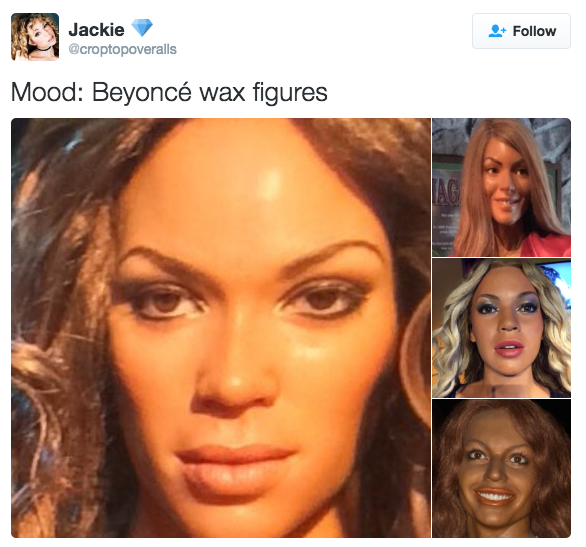 Beyonce wax figure 