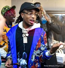 Quavo dressing room Migos Centerstage Puma Hot 107.9 Prince Williams ATLPics.net