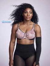 Serena Williams shows off her curves in this new lingerie campaign for Berlei. SplashNews/Berlei