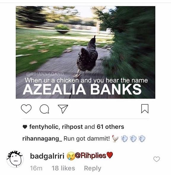 Azealia Banks Rihanna