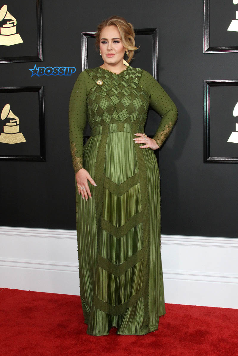 Adele  59th annual Grammy Awards Staples Center Los Angeles WENN