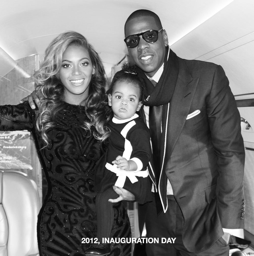 2012 Inauguration Day Beyonce.com Jay Z Blue Ivy Photos