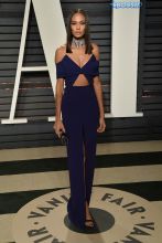 Joan Smalls Vanity Fair Oscar Party at the Wallis Annenberg Center for the Performing Arts in Beverly Hills, California. SplashNews