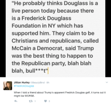 Donald Trump Fredrick Douglass