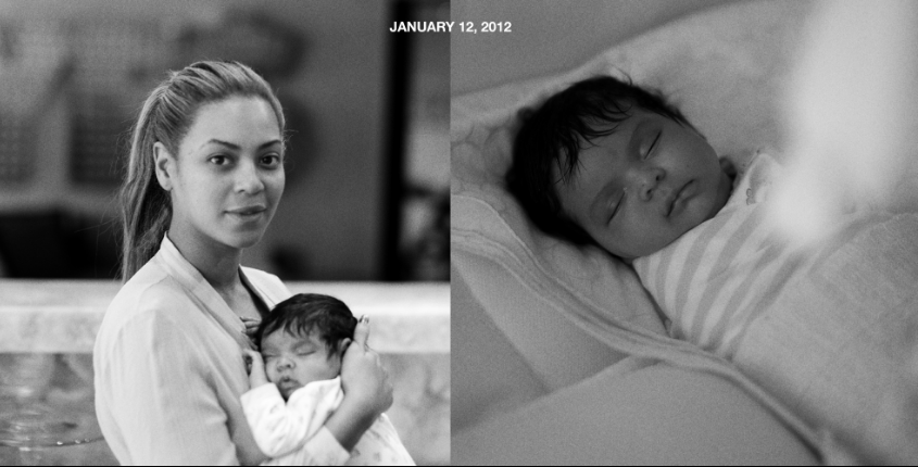 January 12, 2012 Beyonce.com Jay Z Blue Ivy Photos