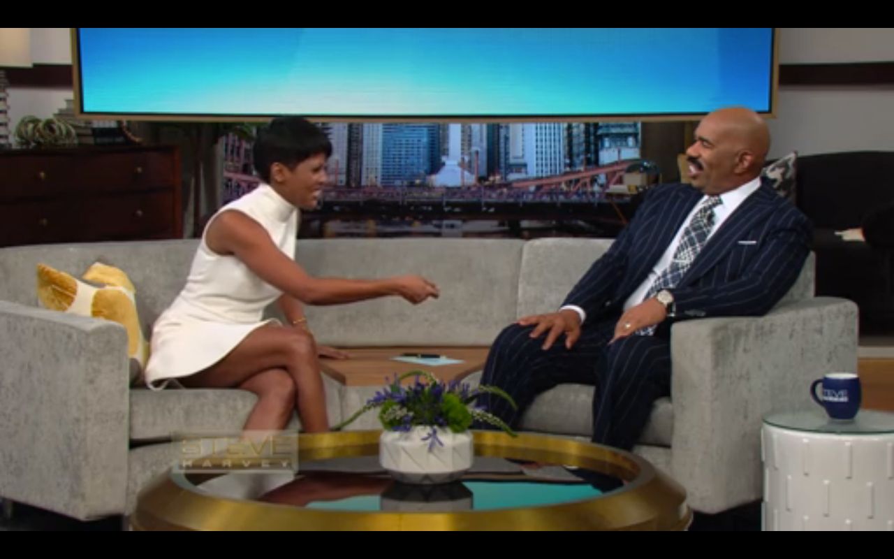 Tamron Hall Says Steve Harvey Always Asks Her When She'll Marry