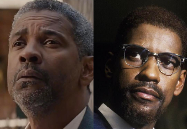 Denzel Washington in Fences and Malcolm X