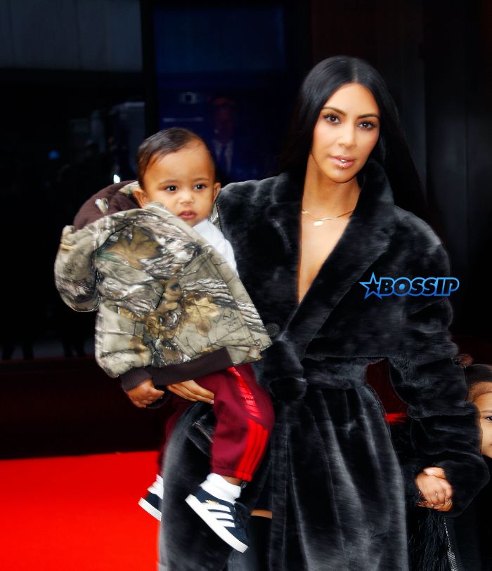 Kim Kardashian, North West, Saint West head out of their hotel in New York City Pictured: Kim Kardashian, North West, Saint West Ref: SPL1432821 010217 Picture by: Jackson Lee / Splash News Splash News and Pictures Los Angeles:310-821-2666 New York:212-619-2666 London:870-934-2666 photodesk@splashnews.com