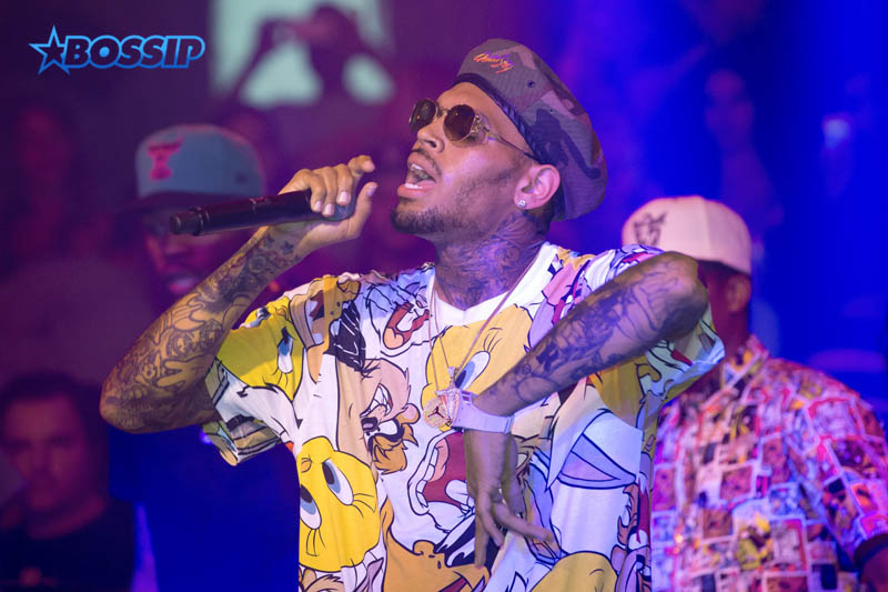 American singer Chris Brown performs at Gotha nightclub within Le Palm Beach Casino Cannes WENN