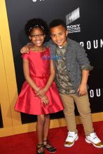 Darielle Stewart Maceo Smedley WGN Underground Season 2 Premiere at Regency Village in Westwood WENN