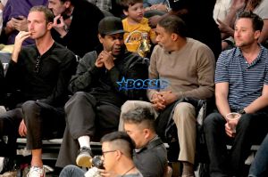 Denzel Washington Los Angeles Lakers Cleveland Cavaliers Staples Center WENN