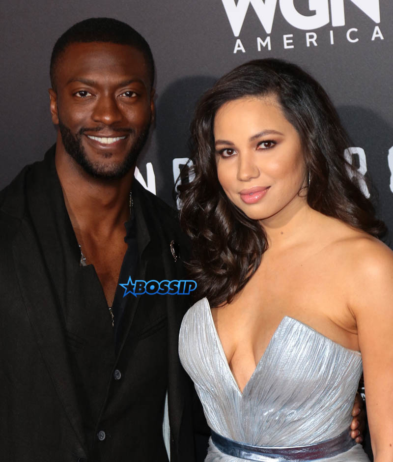 Aldis Hodge Jurnee Smollett-Bell WGN Underground Season 2 Premiere at Regency Village in Westwood WENN