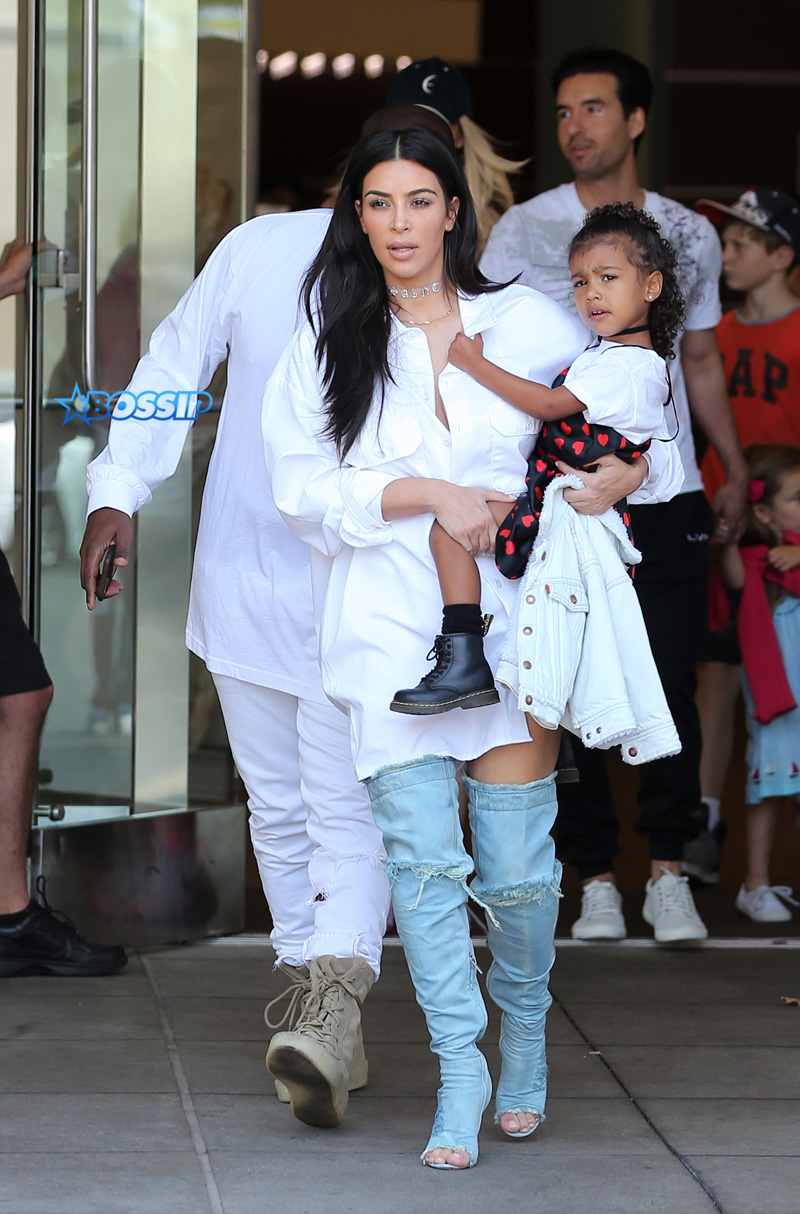 Kim Kardashian lunch Cuvee restaurant in Beverly Hills, Ca with sister Kendall as they film Keeping Up With The Kardashians SplashNews