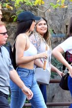 Kylie enjoys a churro while out at Disneyland with her boyfriend Tyga and his son King Cairo Photos.March 8, 2017. SplashNews
