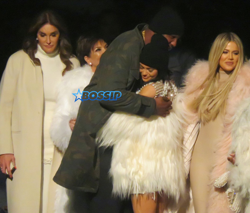 SplashNews Kanye West Yeezy Season Five Lamar Odom Khloe Kardashian Caitlin Jenner Kylie Jenner Kris Jenner