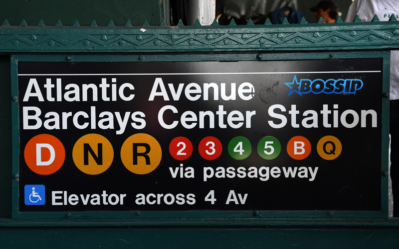 Subway Train Atlantic Barclay station SplashNews