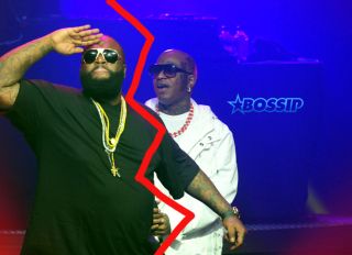 Bryan "Birdman" Williams and Rick Ross preforms with Drake at the 2nd day performance during the Drake Dream and Nightmares tour at James L Knight Center. Miami, Florida - 21.09.10 WENN