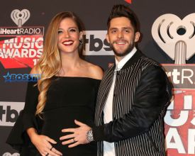 Thomas Rhett pregnant wife iHeartRadio Music Awards 2017 held at The Forum WENN