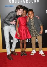 Toby Nichols Darielle Stewart Maceo Smedley WGN Underground Season 2 Premiere at Regency Village in Westwood WENN