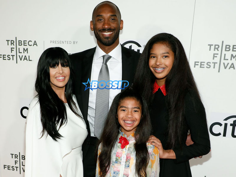NEW YORK, NY - APRIL 23: Kobe Bryant, Vanessa Bryant, Gianna Bryant, and Natalia Bryant attend Tribeca Talks during the 2017 Tribeca Film Festival at Borough of Manhattan Community College on April 23, 2017 in New York City. (Photo by Taylor Hill/Getty Images)