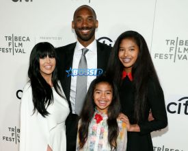 NEW YORK, NY - APRIL 23: Kobe Bryant, Vanessa Bryant, Gianna Bryant, and Natalia Bryant attend Tribeca Talks during the 2017 Tribeca Film Festival at Borough of Manhattan Community College on April 23, 2017 in New York City. (Photo by Taylor Hill/Getty Images)