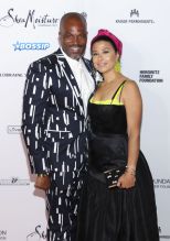Chris Spencer and Vanessa Spencer attend the Wearable Art Gala - Arrivals at California African American Museum on April 29, 2017 in Los Angeles, California. (Photo by Jerritt Clark/WireImage)