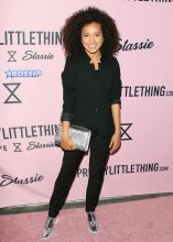 Sofia Wylie attends the PrettyLittleThing Campaign launch for PLT SHAPE with brand Ambassador Anastasia Karanikolaou on April 11, 2017 in Los Angeles, California. (Photo by JB Lacroix/WireImage)