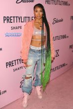 Mila J attends the PrettyLittleThing Campaign launch for PLT SHAPE with brand Ambassador Anastasia Karanikolaou on April 11, 2017 in Los Angeles, California. (Photo by JB Lacroix/WireImage)