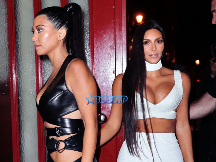 Kim Kardashian Kourtney Kardashian SplashNews