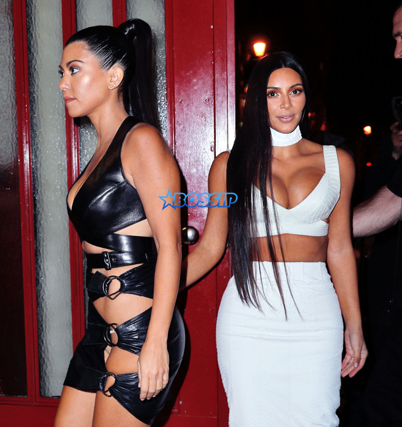 Kim Kardashian Kourtney Kardashian SplashNews