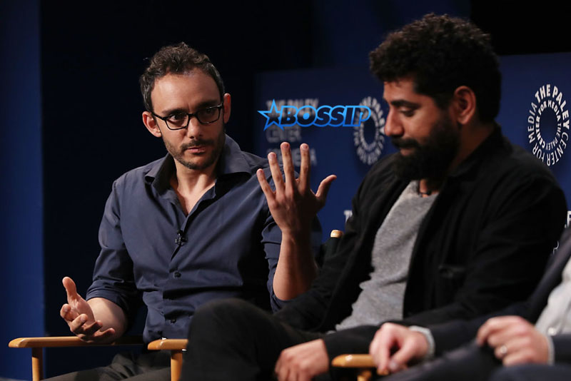 Omid Abtahi and Mousa Kraish (Photo by Joe Scarnici/Getty Images for STARZ)