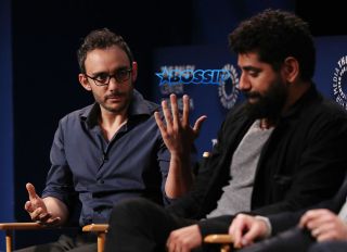 Omid Abtahi and Mousa Kraish (Photo by Joe Scarnici/Getty Images for STARZ)