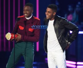 2017 MTV Movie Awards Shrine Auditorium in Los Angeles, California, USA. Ashton Sanders, Jharrel Jerome SplashNews