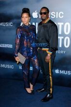 LONDON, ENGLAND - MAY 16: Cassie and Sean Diddy Combs attend the London Screening of "Can't Stop, Won't Stop: A Bad Boy Story" at The Curzon Mayfair on May 16, 2017 in London, England. (Photo by Joe Maher/Getty Images)