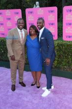 VH1's 'Dear Mama' Event at the Huntington Library in Los Angeles, CA. SplashNews Chris Paul mom Robin Paul brother CJ Paul