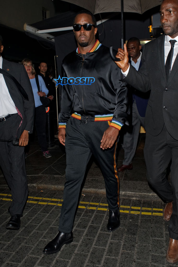 LONDON, ENGLAND - MAY 16: P Diddy leaving Lou Lous private club Mayfair on May 16, 2017 in London, England. (Photo by GOR/GC Images)